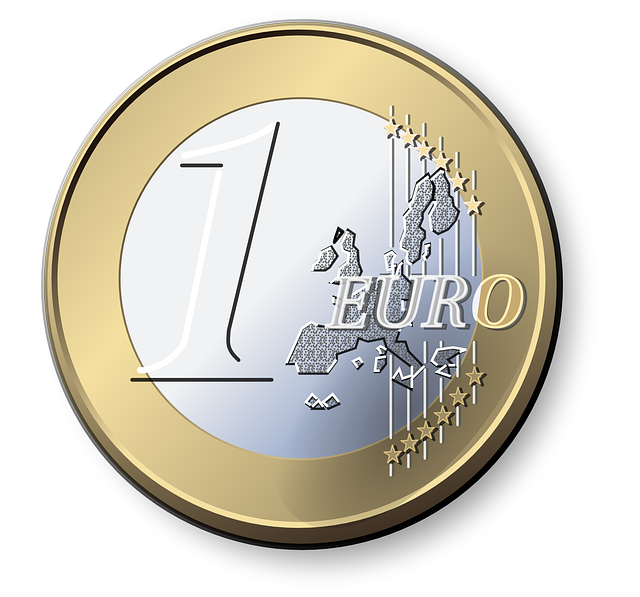 mince jedno euro